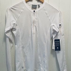 Athleta UPF quarter zip in purple/pink size xs